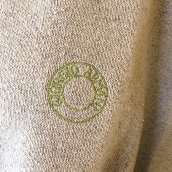 Vintage GIORGIO ARMANI Drop Shoulder Boxy Sweatshirt Oversized - Picture 4 of 15